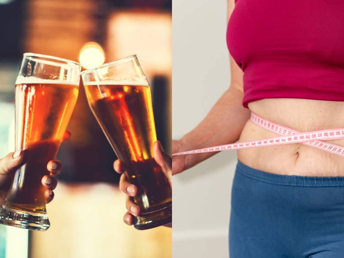 Почему когда пьешь худеешь. Для похудения. Женский пивной живот.